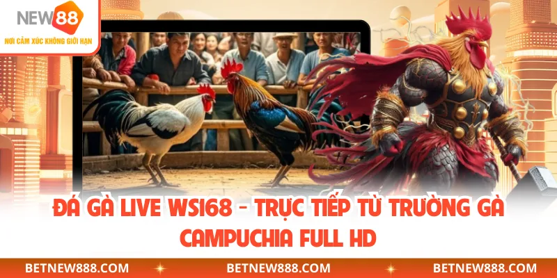 Đá Gà Live WS168 - Trực Tiếp Từ Trường Gà Campuchia Full HD